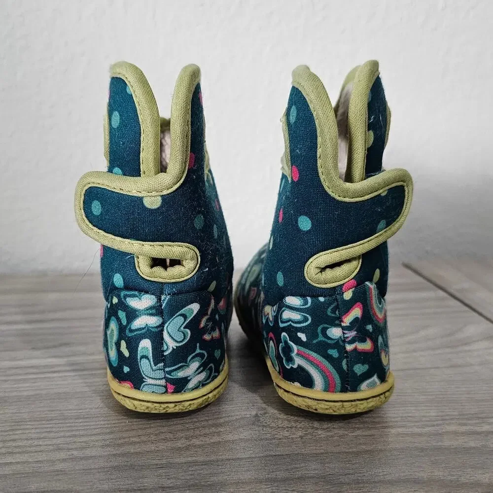 BOGS Baby II Boots Waterproof Rainbow Green Blue Toddler Infants US 5 Outdoors
